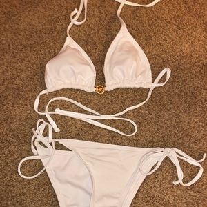 Never worn white Micheal Kors Bikini!